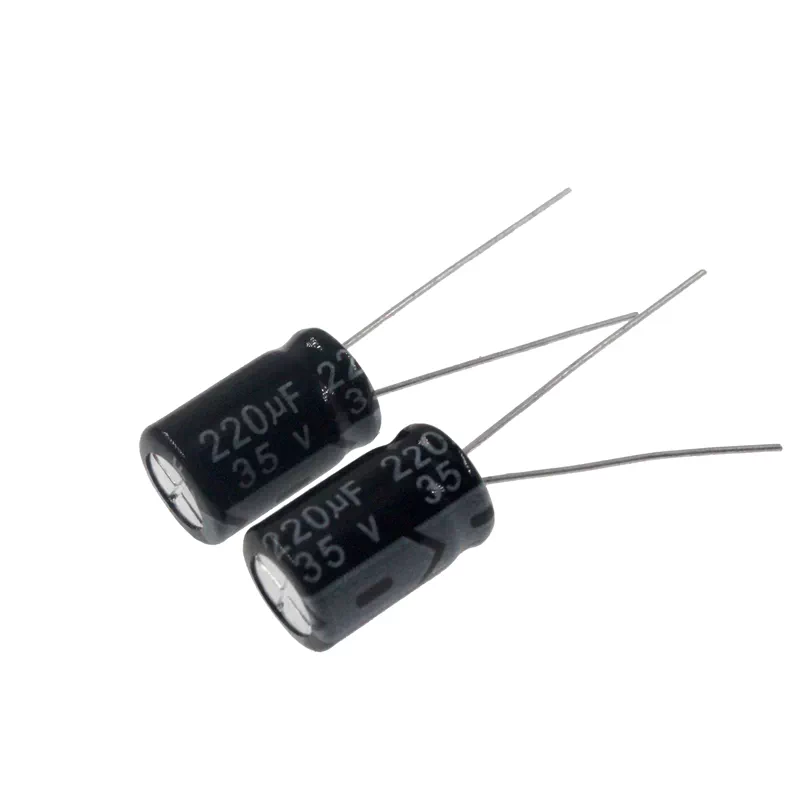 35v220uF Electrolytic Capacitor مكثف كيميائي