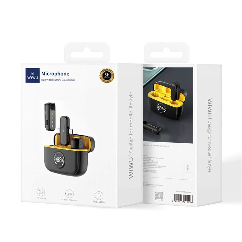 WIWU Duo Wireless Mini Microphone Wi-WM003