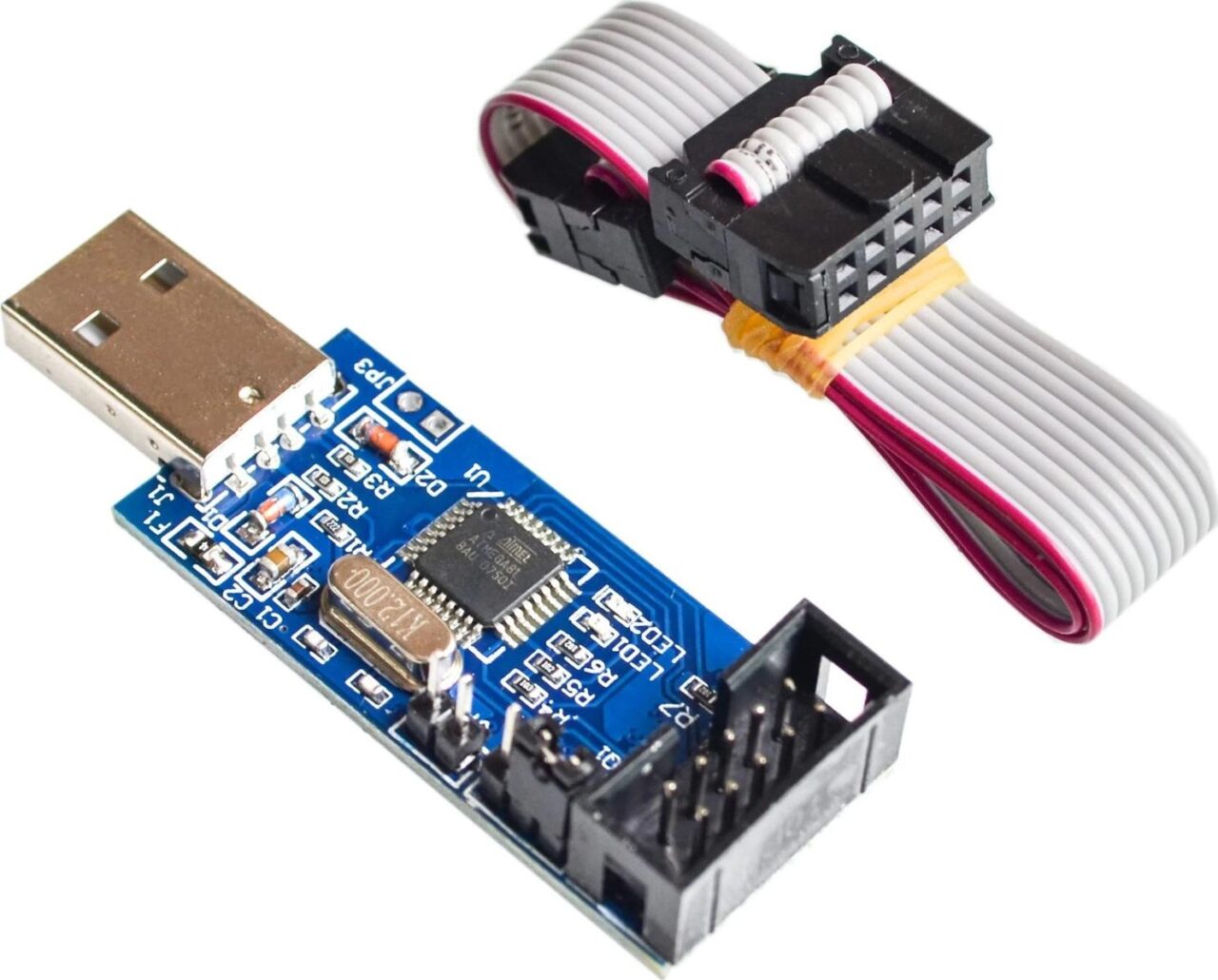 C9 USBASP / USBISP AVR Programmer Downloader مبرمج