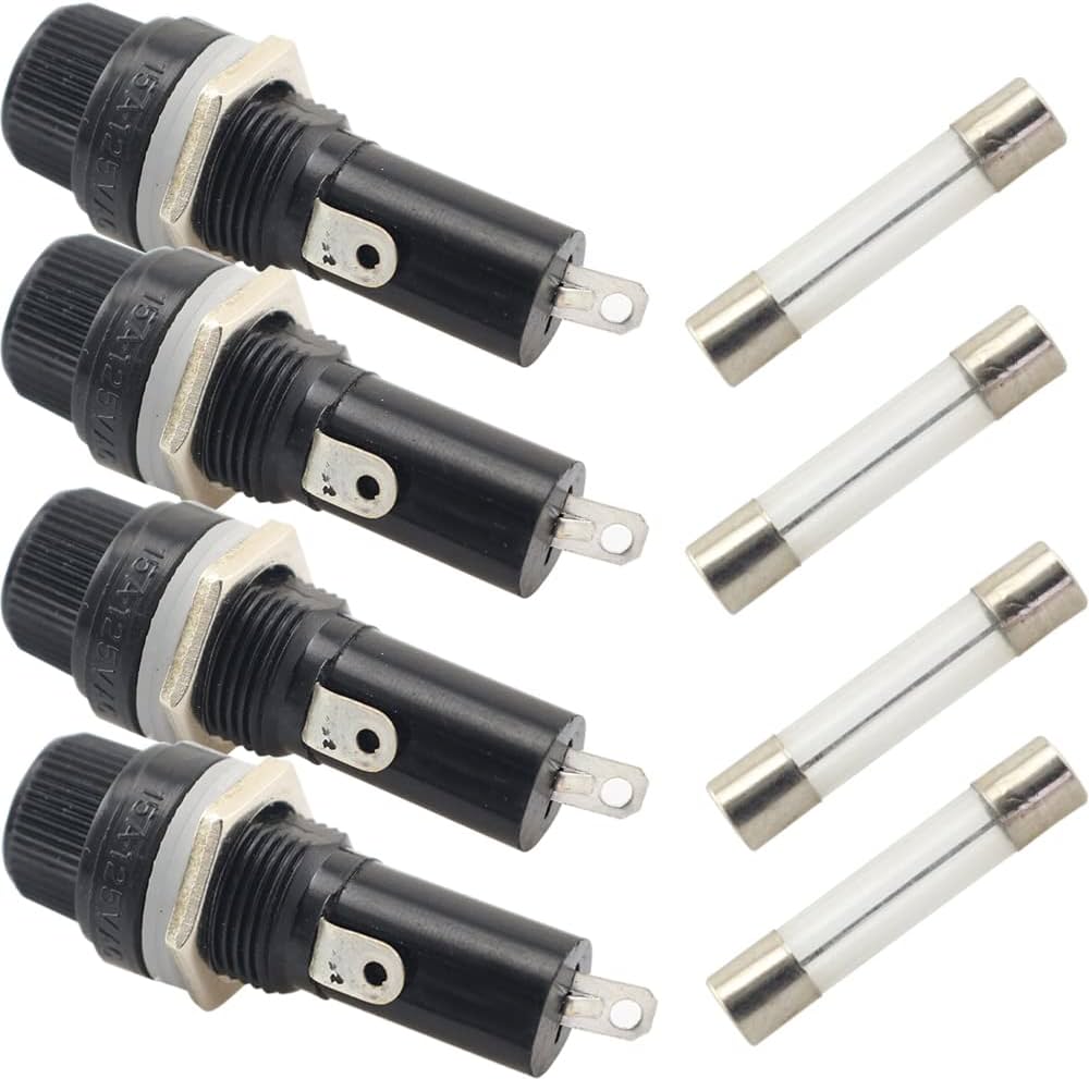 قاعدة فيوز Panel Fuse Holder for 5x30mm