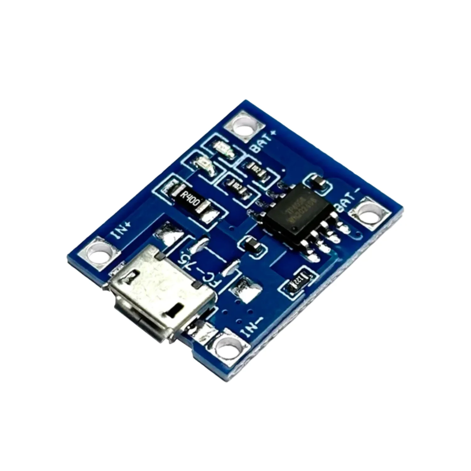 D1- TP4056 1A LiPo Battery Charging Board - Micro لوحة شحن بطاريات ليثيوم