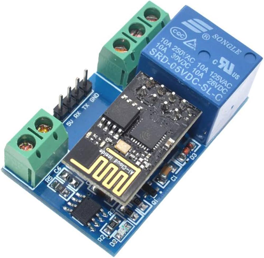 O8 esp8266 5v wifi relay وحة ريلي ذكية 5 فولت مع متحكم واي فاي