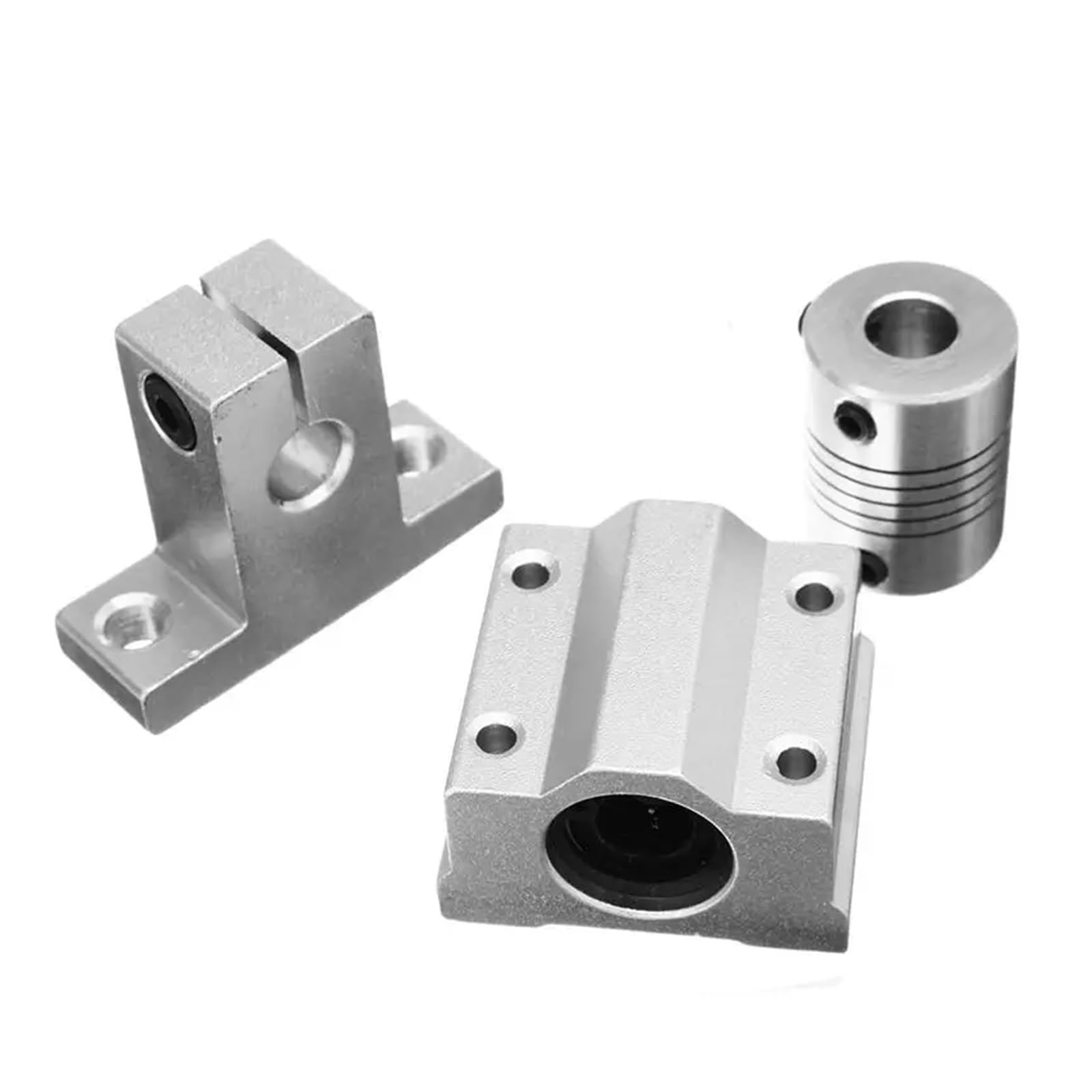 دليل سكة مزدوج   قاعدة المحرك 200mm T8 CNC