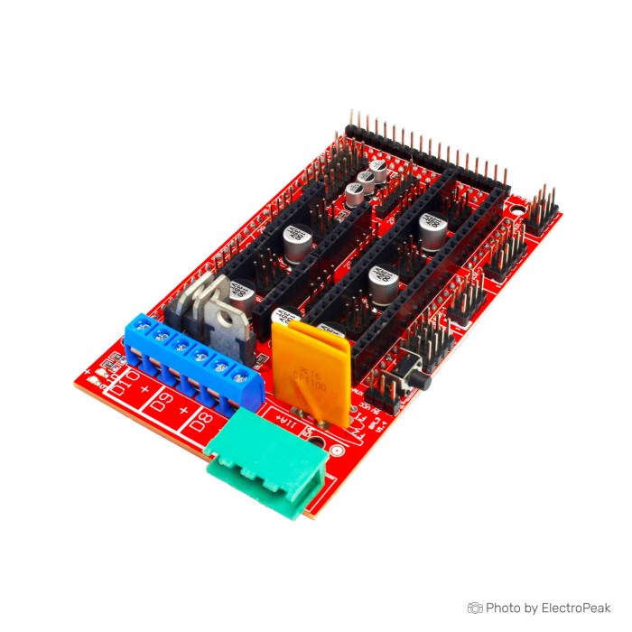 B2 3D RAMPS 1.4 printer control reprap لوحة تحكم