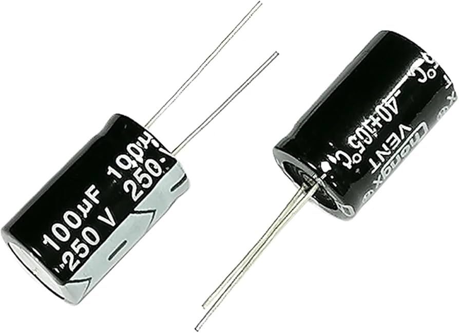 250v100uF Electrolytic Capacitor مكثف كيميائي