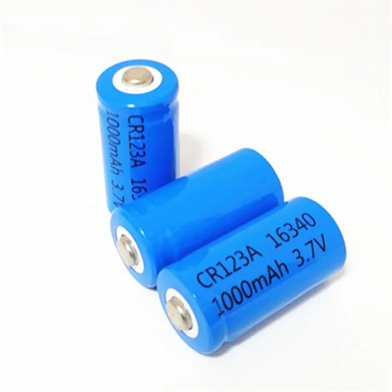 battry 16340 3.7v 1200mah cr123  بترية