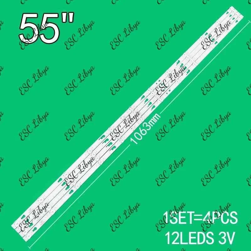شريط اضاءة شاشة 55 LED Backlight Strip 6V 12LED