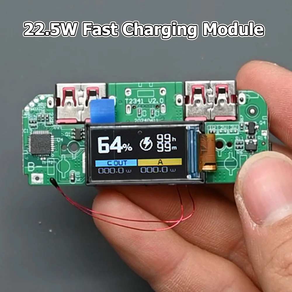 M15 power bank pcb li-in 18650 JX-887 BMS لوحة باور بانك
