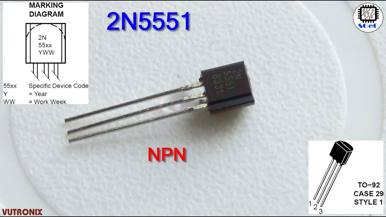 VV16 2N5551 npn t 0.6a 180v
