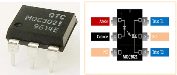 YY5 MOC3072 optocoupler