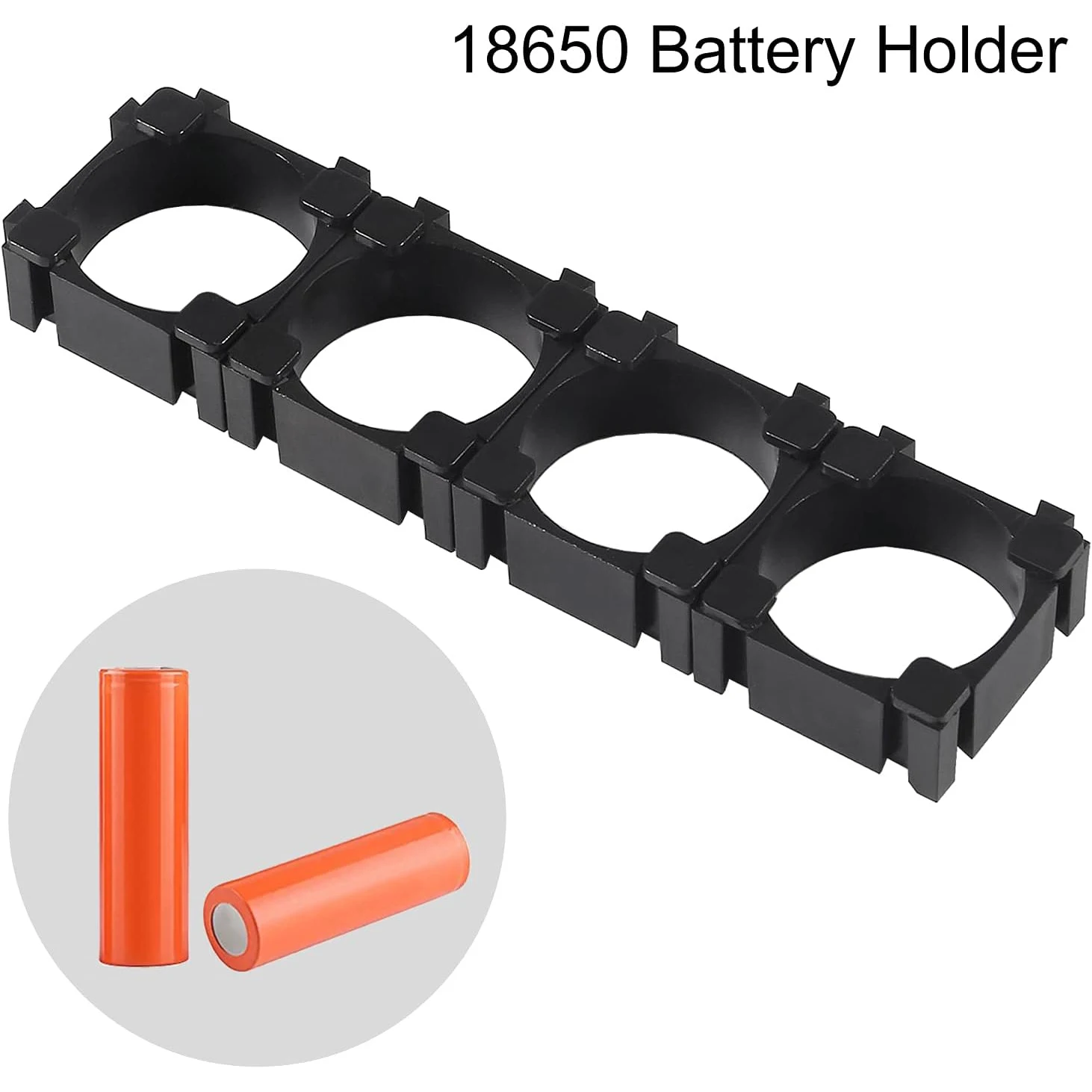 section 18650  battery holder -1- قاعد بلاستيكيه