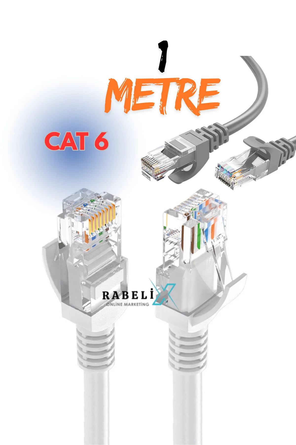 كابل الشبكة CAT6 الطول 1 متر