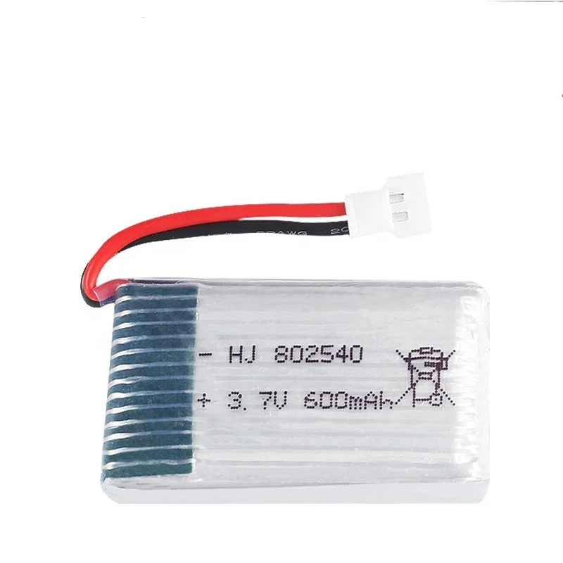 DM 802540 3.7v 600mah بطارية طيارة