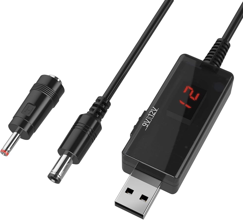 USB 5v to power 9v boost تحويلة
