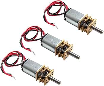 TI1 N20 Micro DC Geared Motor 3V Metal Gearbox حرك سيارات صغير