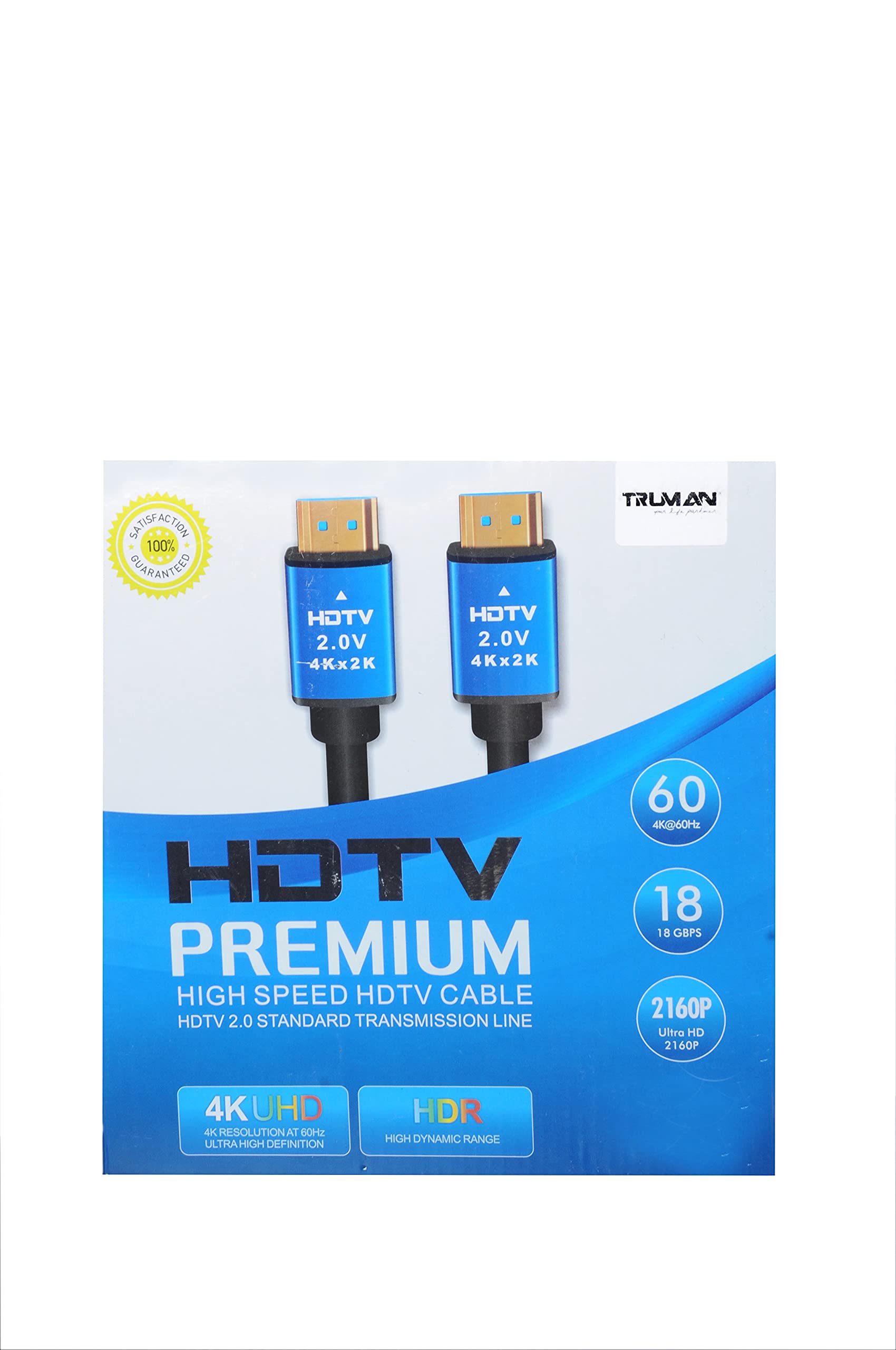 كابل HDMI 4K اصدار 2.0v بطول 25 متر