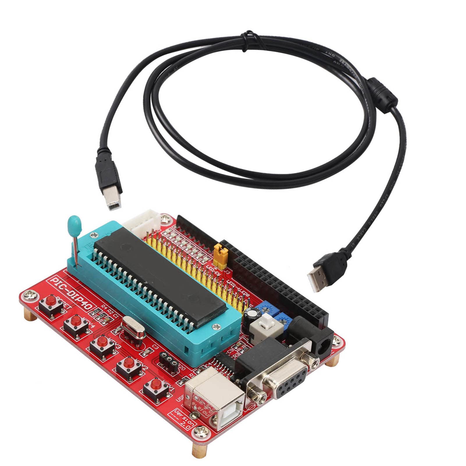 Y5 Pic Programmer Kit Pic16F877A لوحة تجارب وتطوير