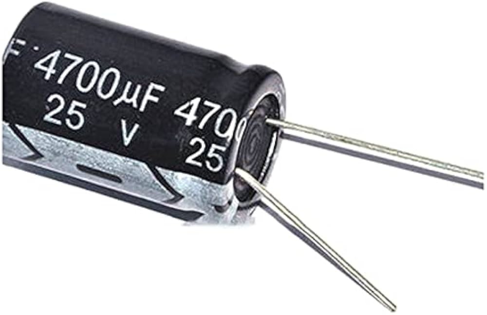 25v4700uF Electrolytic Capacitor مكثف كيميائي