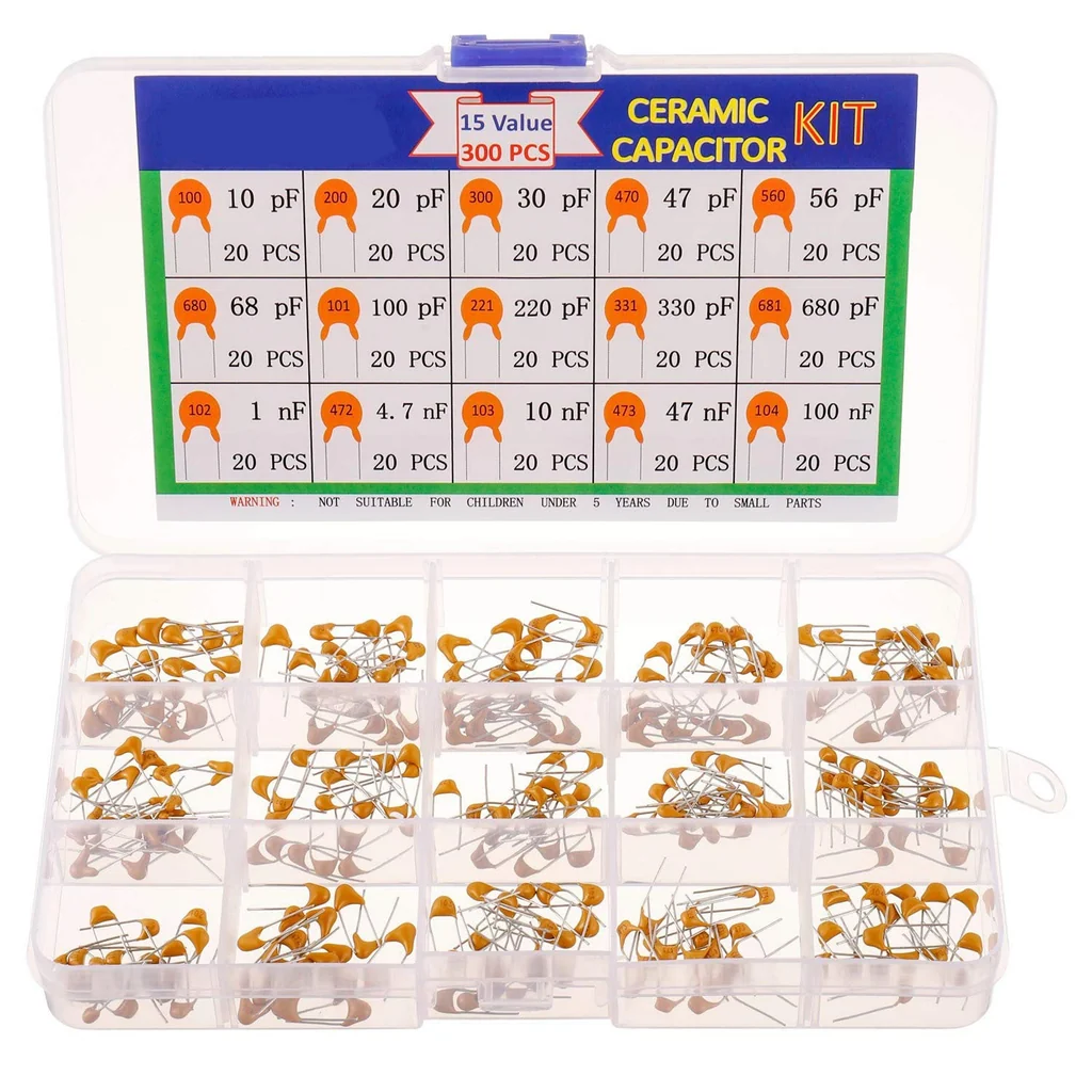 capactors ceramic 300pic 10pf~100nf
