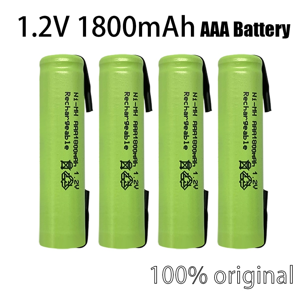 battry 1.2v AAA 1800(3800) شحن ب القطعه
