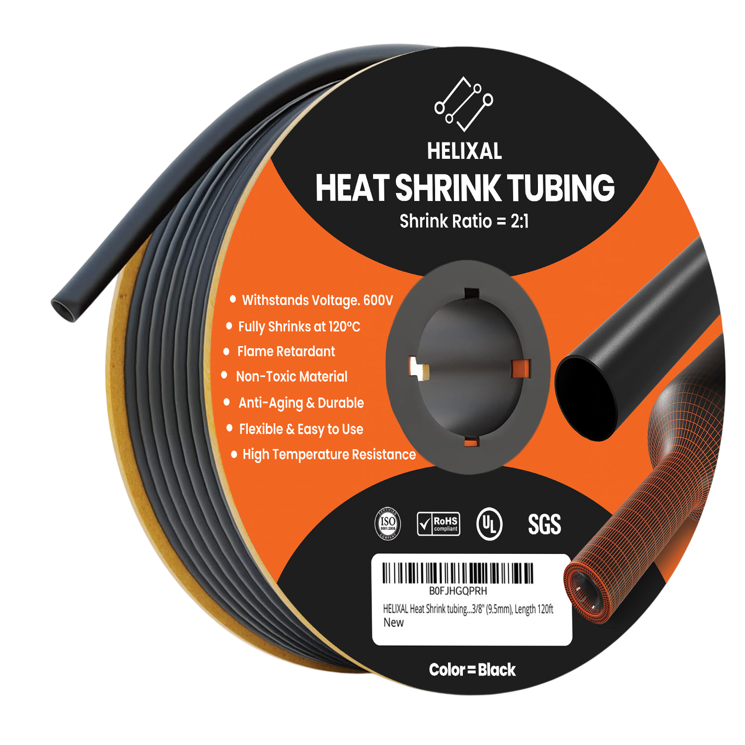 PVC Battery Heat Shrink 280mm (2متر) غلاف بطاريات
