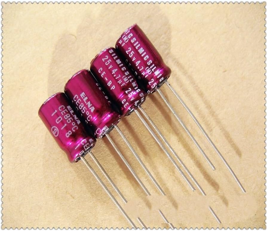 25v4.7uF Electrolytic Capacitor مكثف كيميائي