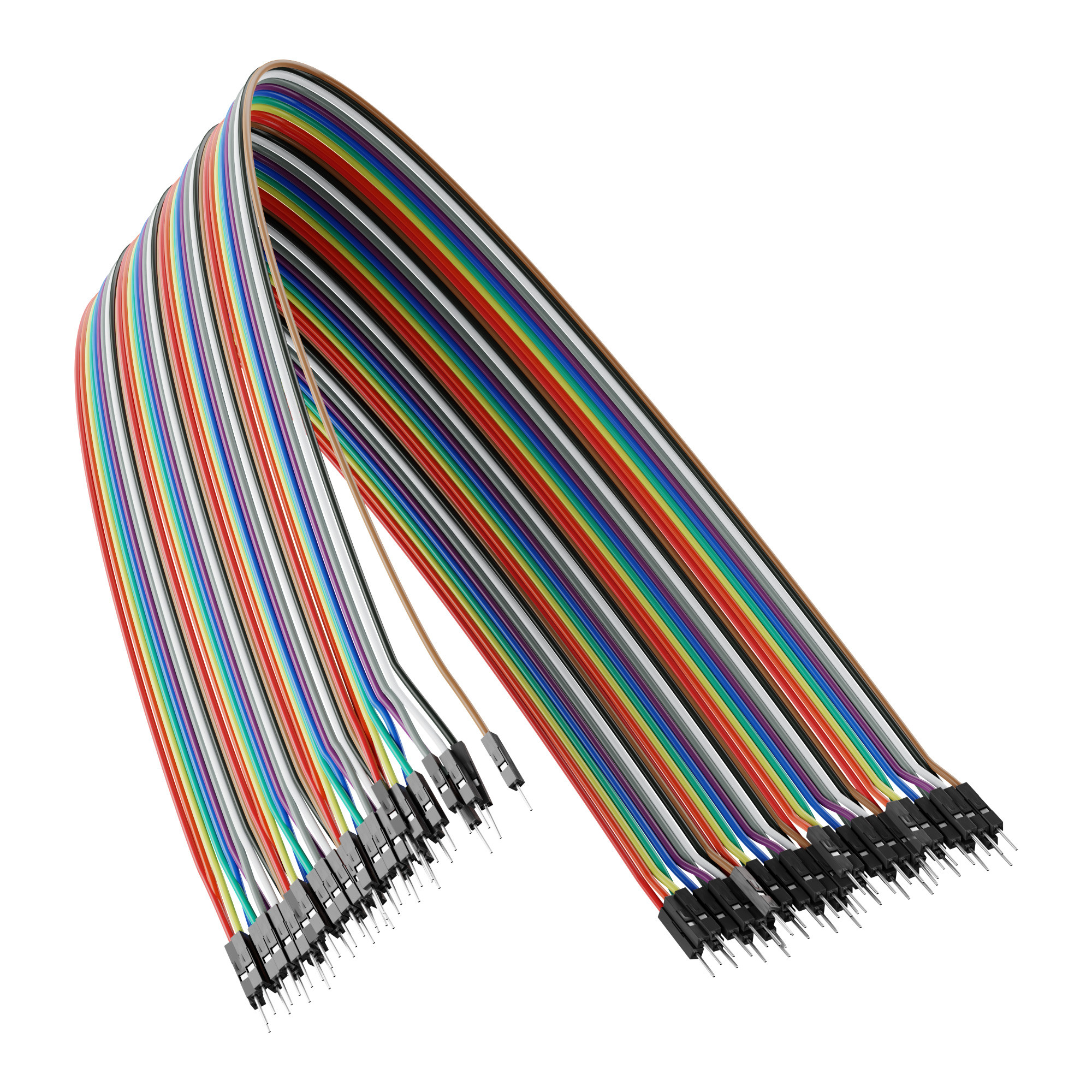 JUMPER WIRE MALE TO MALE 40P اسلاك توصيل male /male