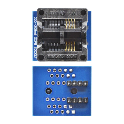 w5 SOP8 to DIP8 200mil Programmer Adapter Socket كرسي مبرمجة فلاشات
