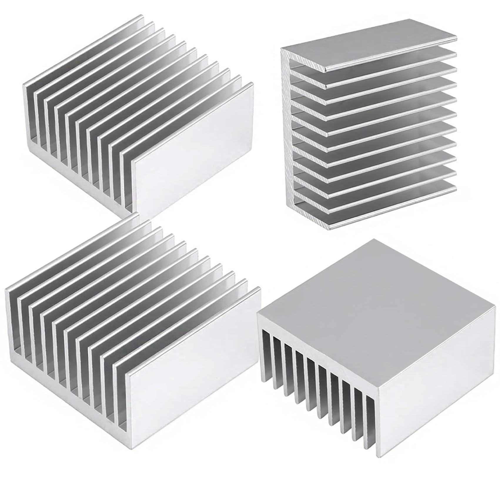 heat sinks 4 pcs aluminum