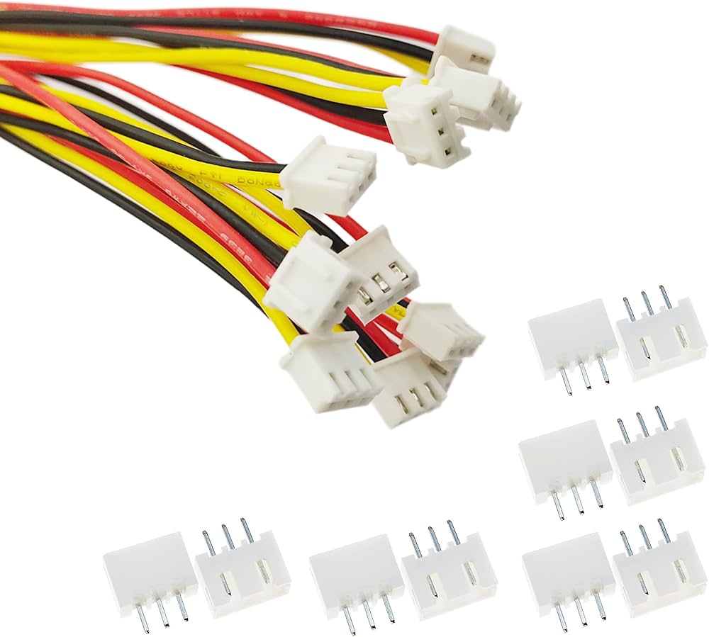 3PIN سلك وصلة XH/SM 22AWG*3P
