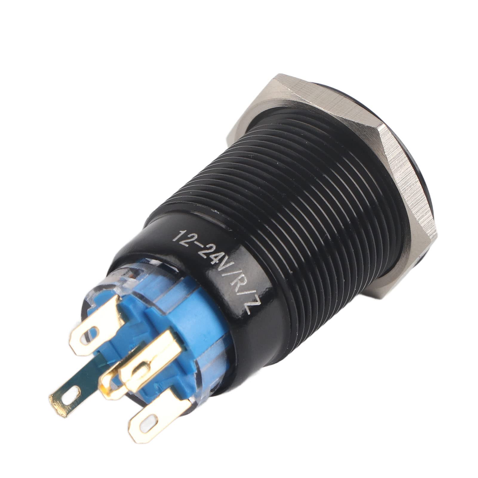 مفتاح كهربائي معدني مضيئ Metal SWITCH 19mm 12v-24v