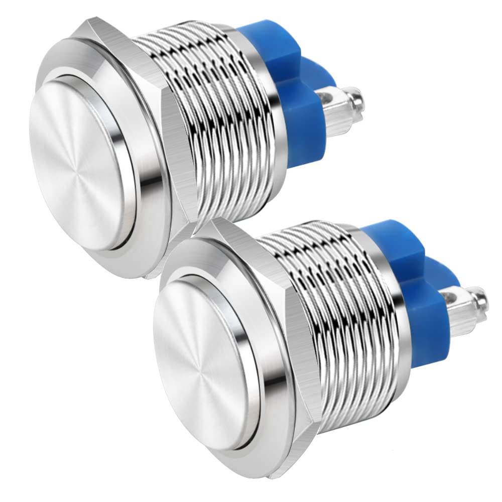 مفتاح كهربائي معدني مضيئ Metal SWITCH 22mm 12v-24v