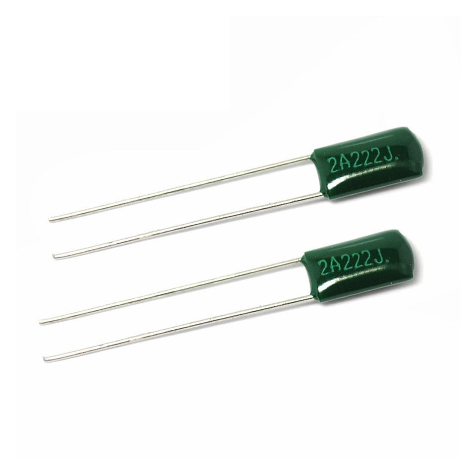 LC1 2A222J Capacitor مكثف سيراميكي اخضر