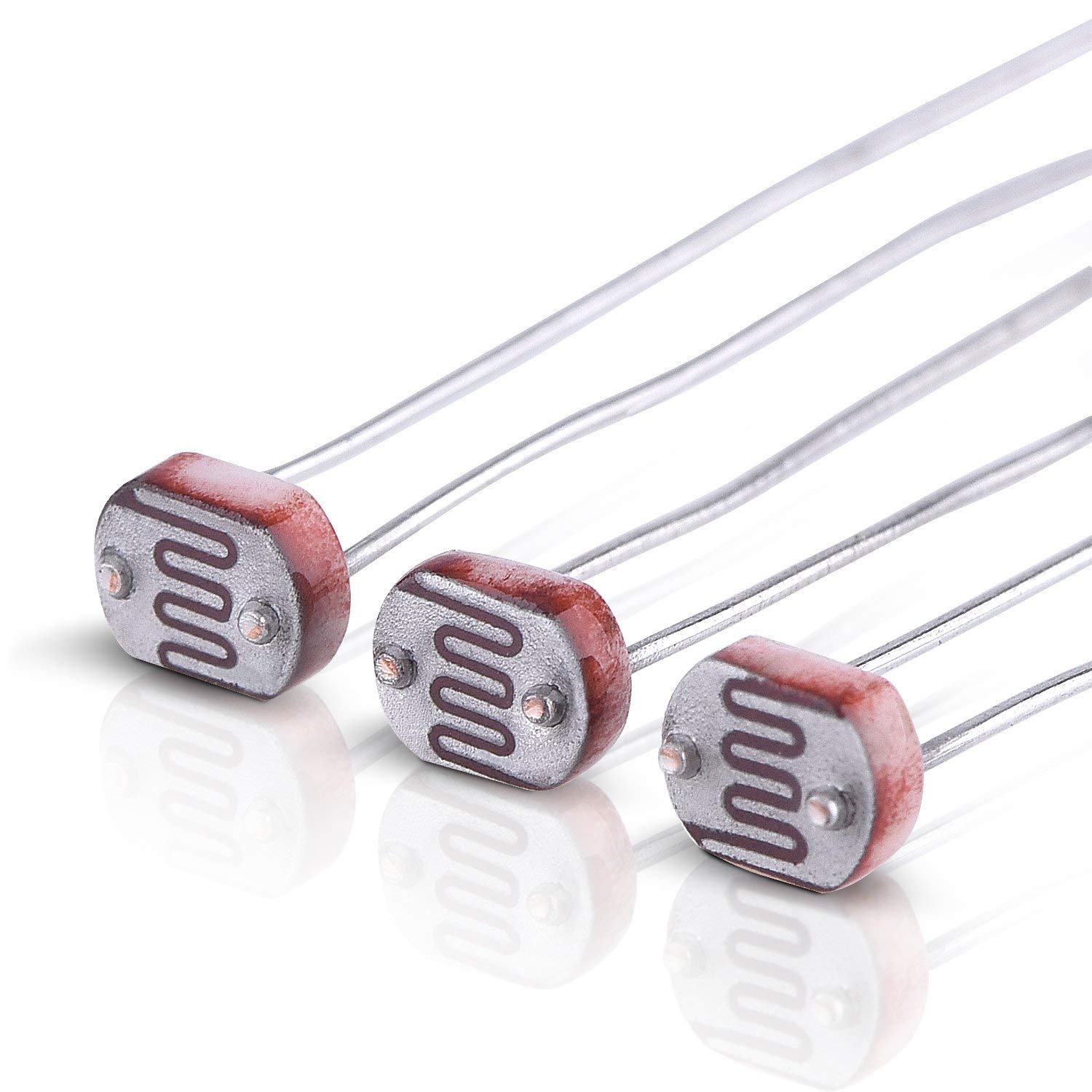 L1 Hermetic Light dependent 50-100k 5mm resistor ldr  مقاومة متغيرة بالضوء
