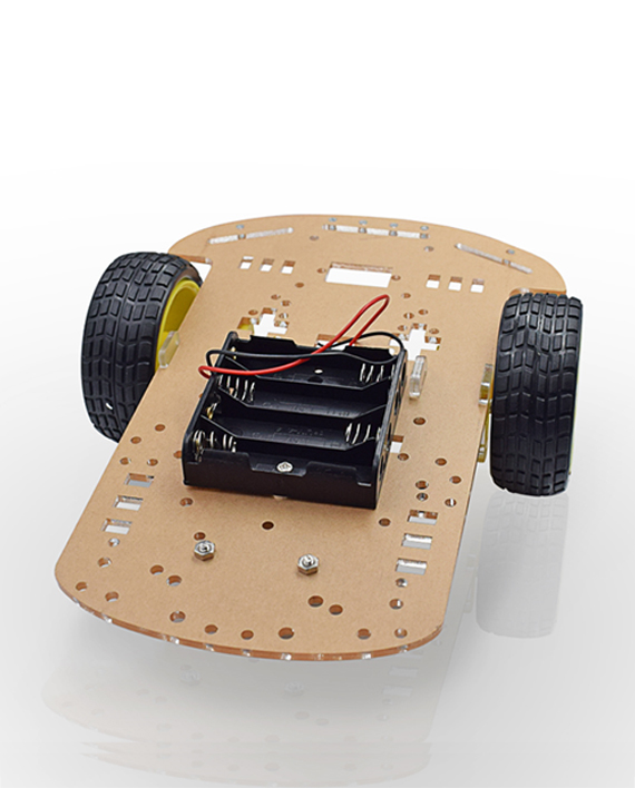 car transparent robot 3 سيارة عجله 2wd
