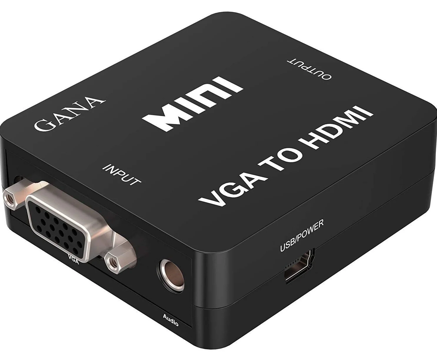 HDMI Male to VGA Female Adapter Converter with Audio (mini) تحويلة