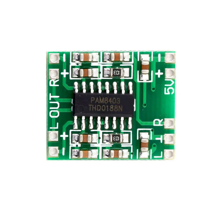 VB8-HW-104 .2.5-5V  pam8403 speaker  5v  دائرة صوت