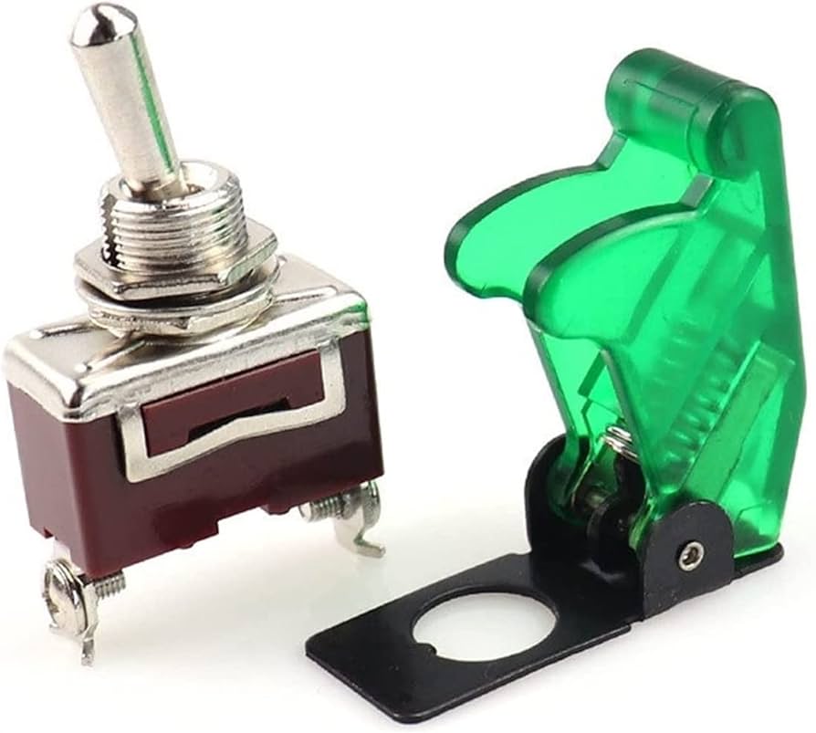 مفتاح تبديل مضيء toggle switch 12mm 12v-24v (off-on)