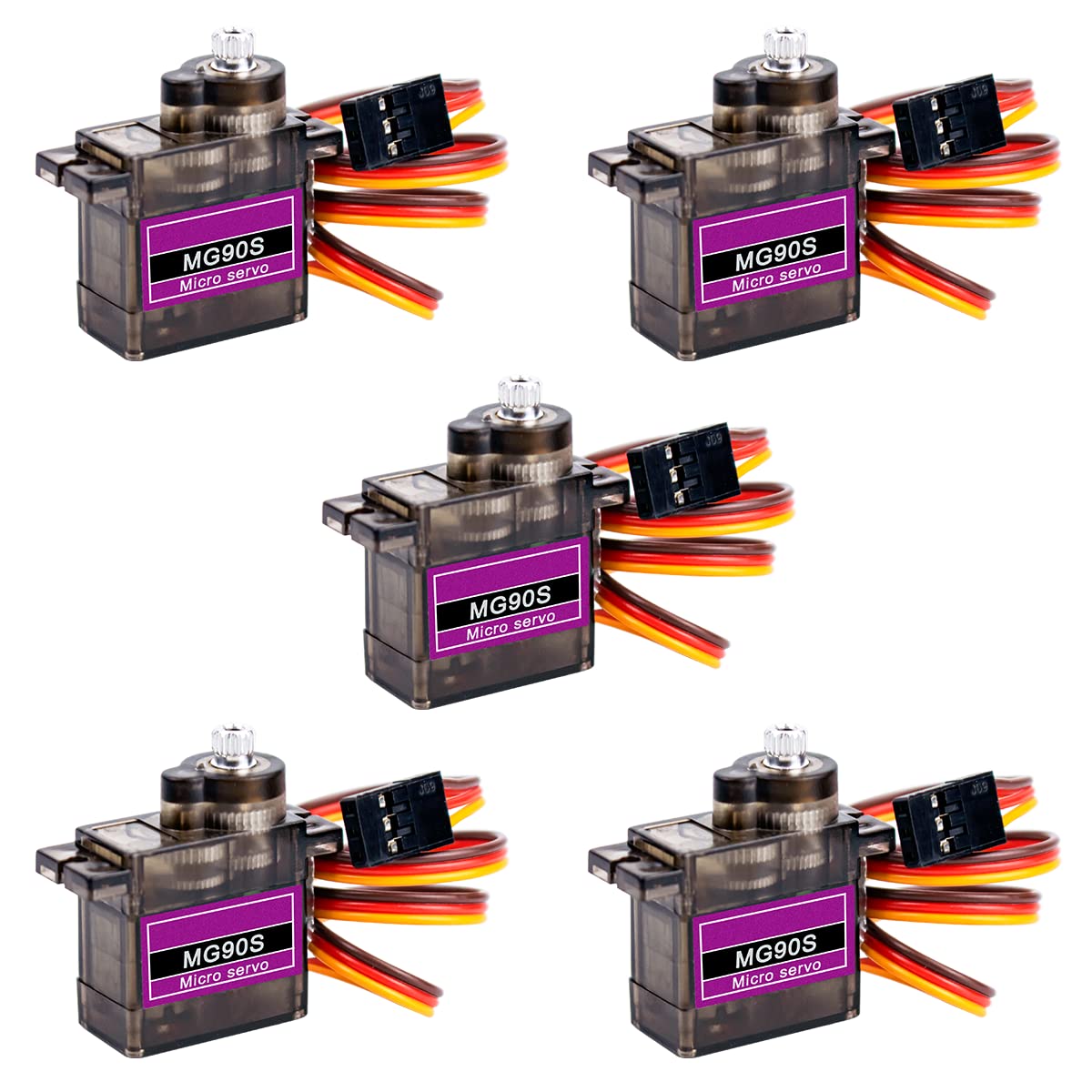 TH5 MG90S Plastic Gear Servo Motor محرك سيرفو بتروس بلاستيك