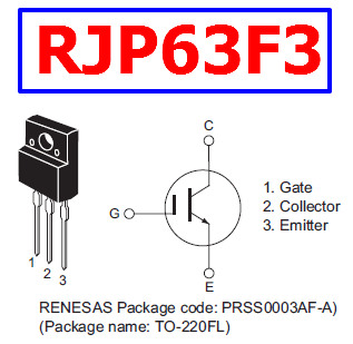 SL2-RJP63K3A 63f3 IGBT 630V 40A