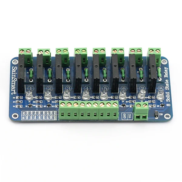 U12 8 Channel Solid State Relay Module مرحل كهربائي ثماني القناة