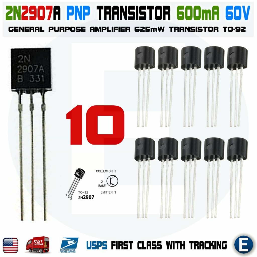 SM14 2N2907 pnp 0.6a 60v