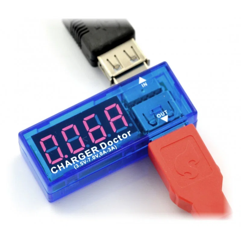 X10 Keweisi USB Charger Doctor Current Voltage مقياس جهد وتيار