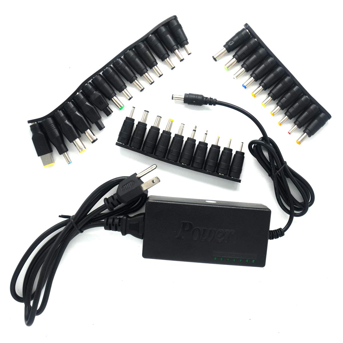 Universal Adapter AC/DC 96W Adjustable Voltage (12v/15v/16v/18v/19v/20v/24v) محول متغير