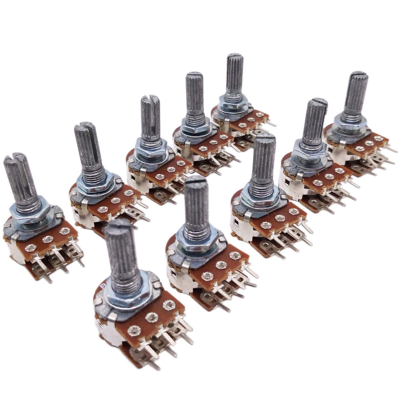S11 Potentiometer 20K 6pin مقاومة متغيرة