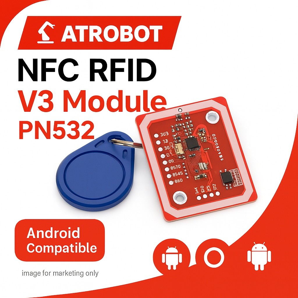 C2 PN532 NFC RFID module V3, Nfc with Android  13.56mhz وحدة قراءة البطاقات تردد