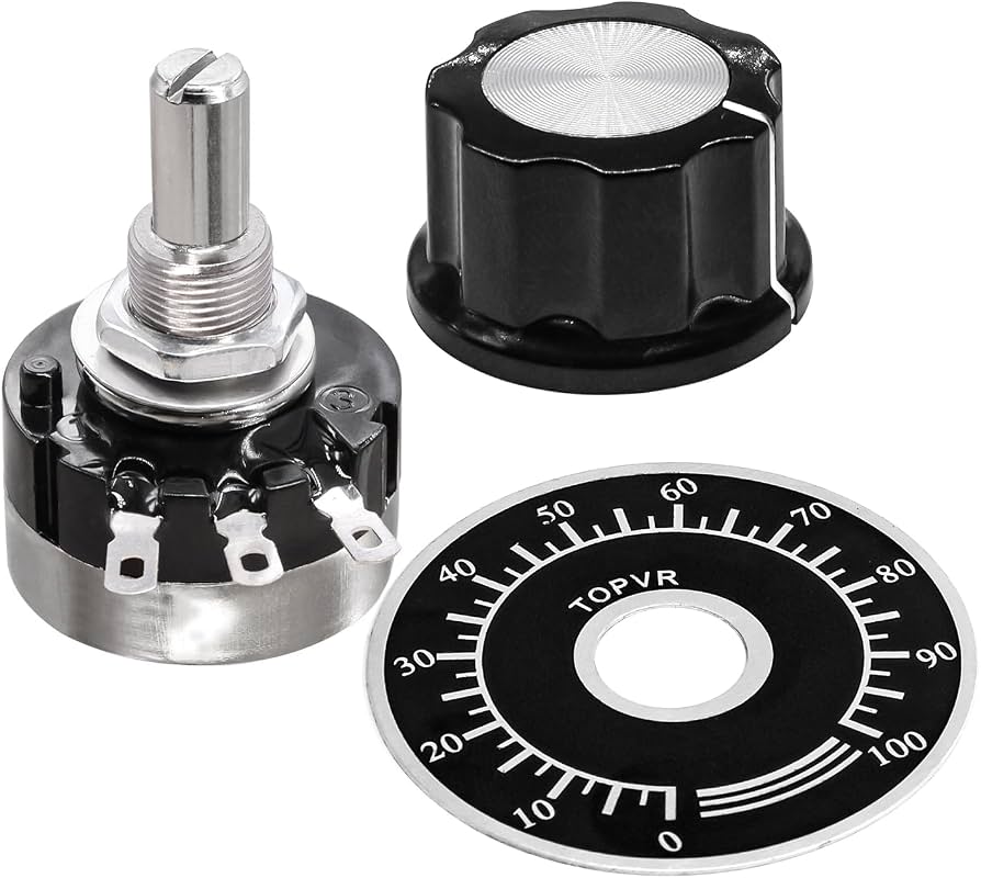 S14 Potentiometer 500K 6pin مقاومة متغيرة