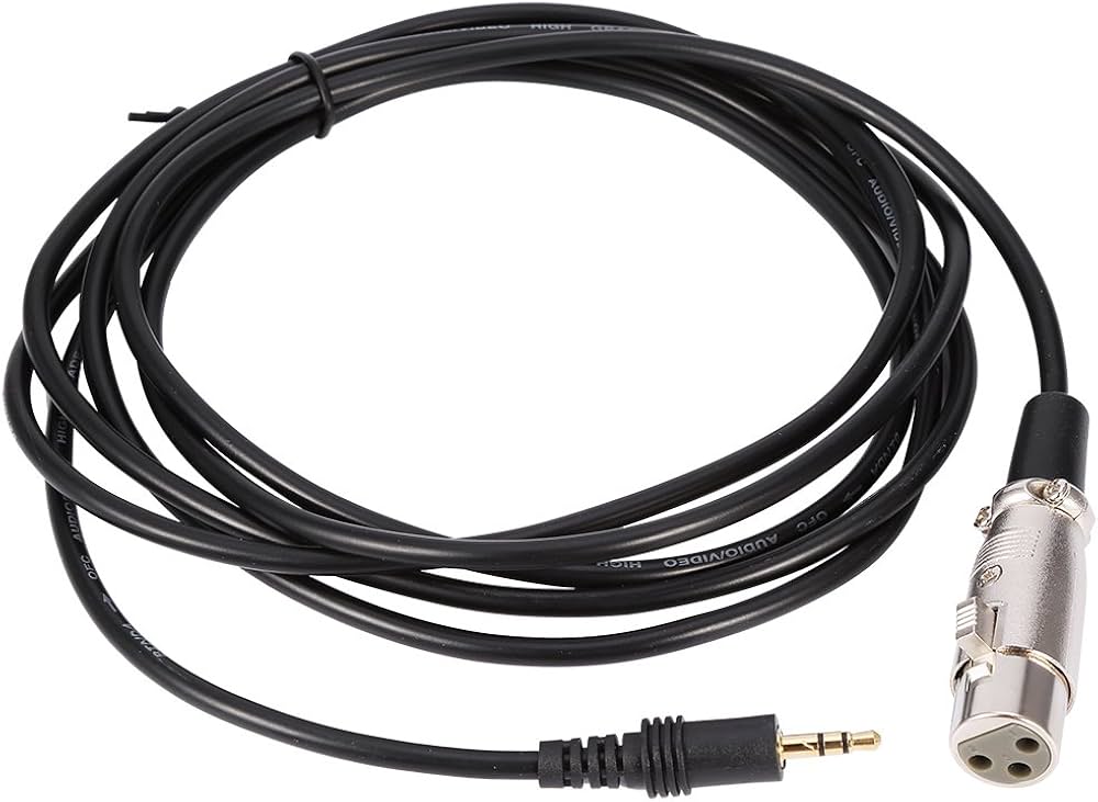 jack audio cable  3pin m/f XLR