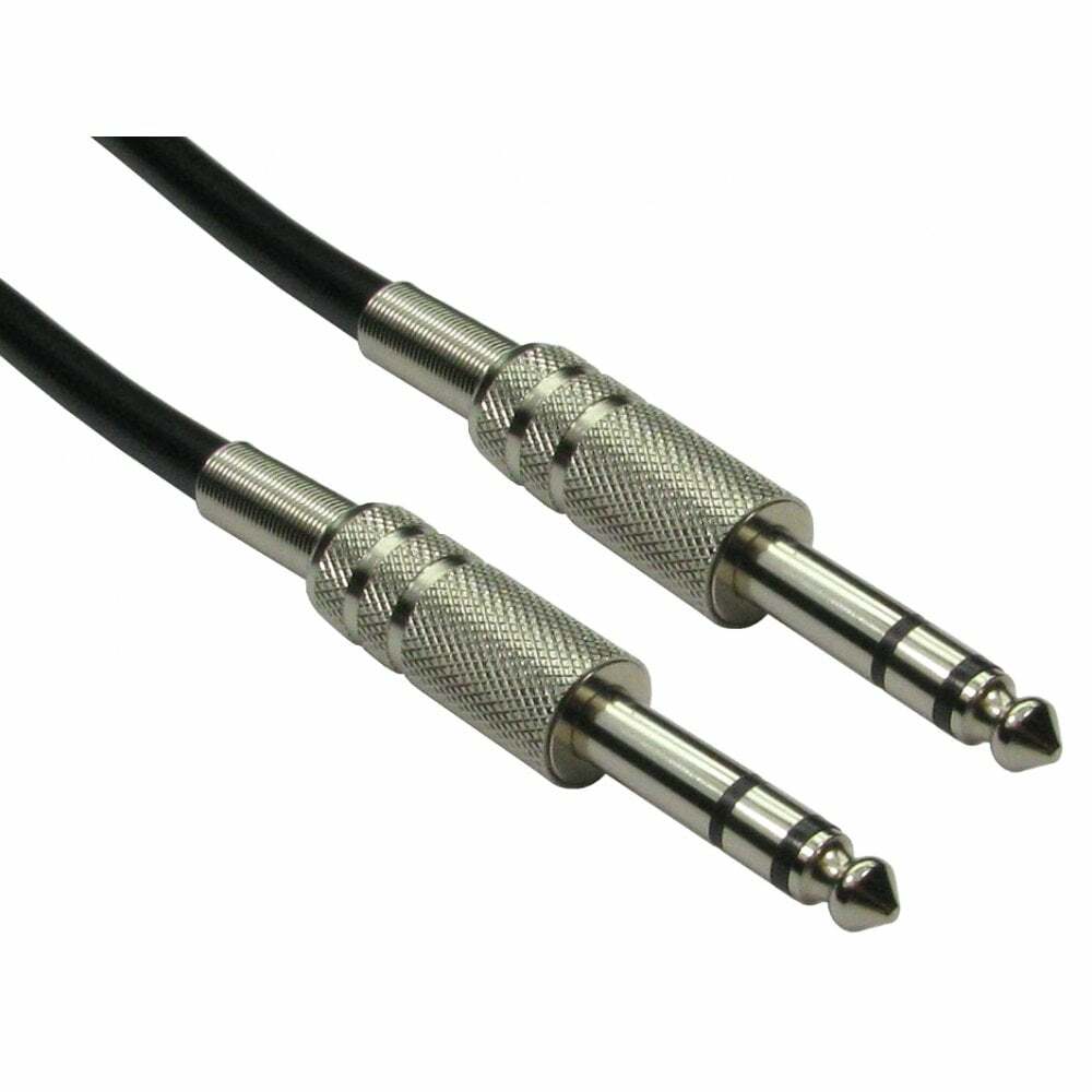 jack cable 6.35mm male stereo