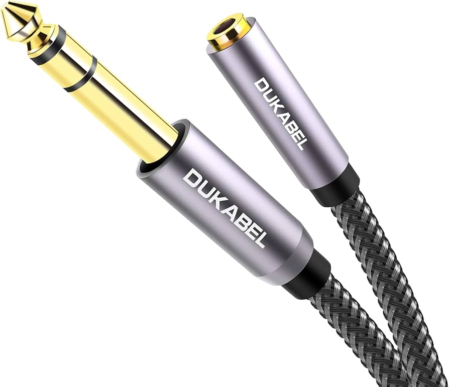 تحويلة صوت 6.5mm male to 3.5mm female